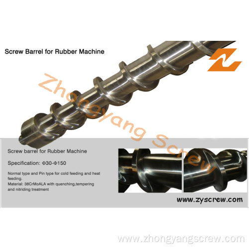 Rubber Machinery Screw and Barrel